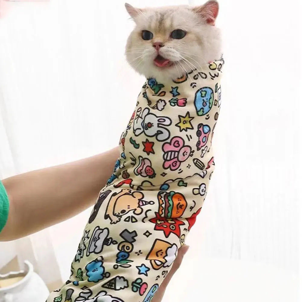 Cat Grooming Restraint Wrap