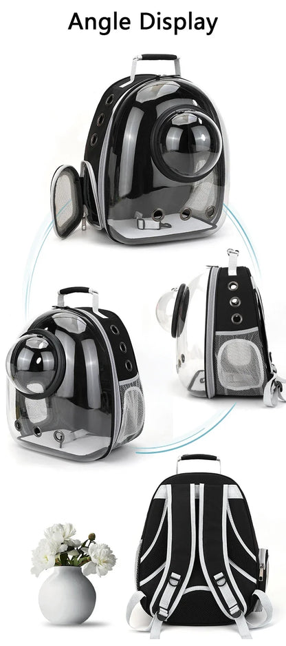 Clear Capsule Pet Backpack