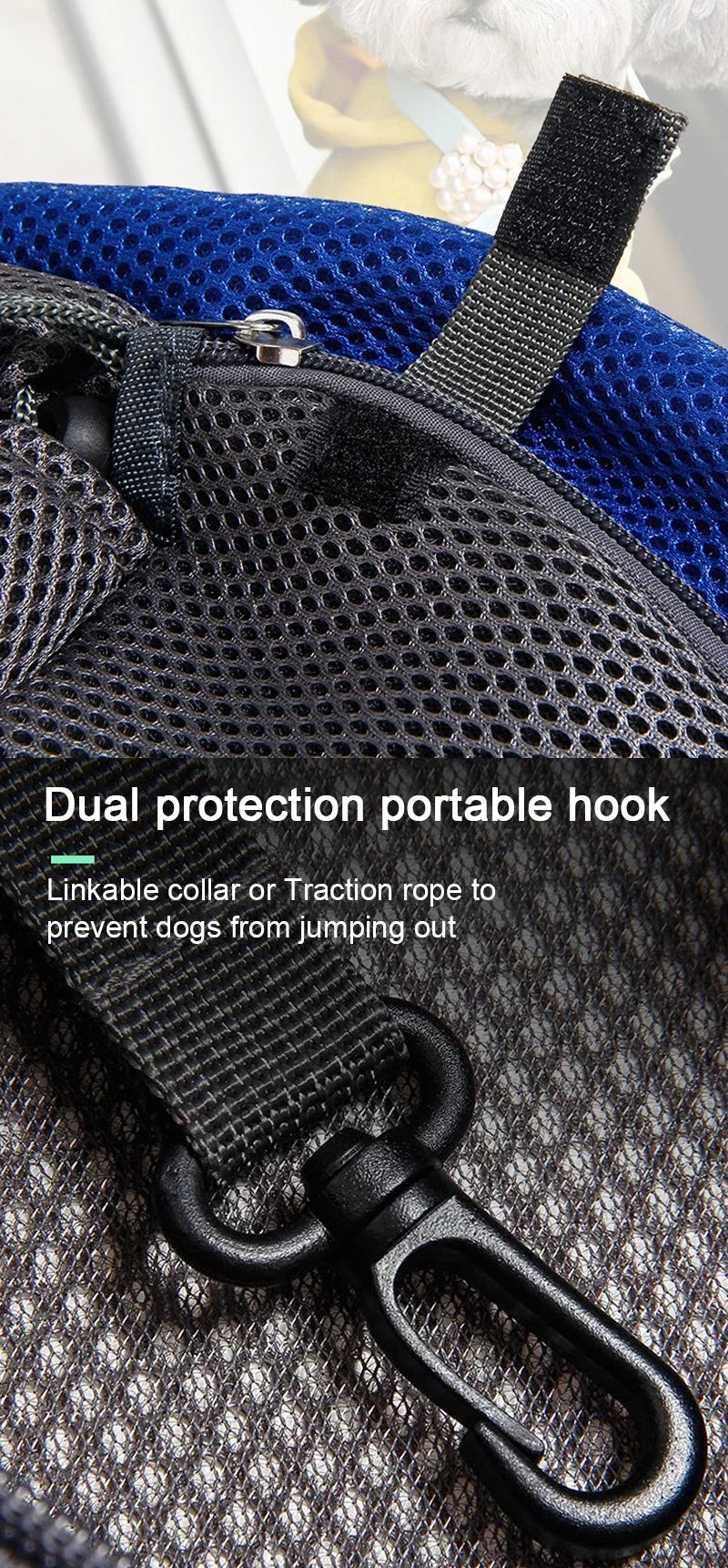Mesh Pet Sling Carrier