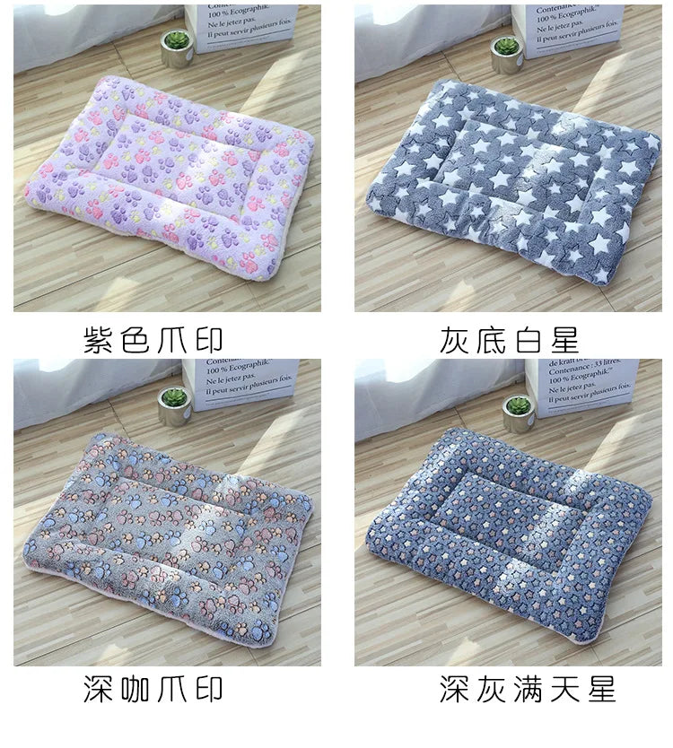 Double-Sided Plush Pet Mat