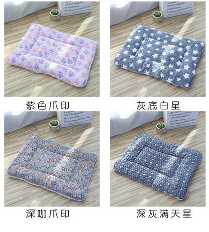 Double-Sided Plush Pet Mat