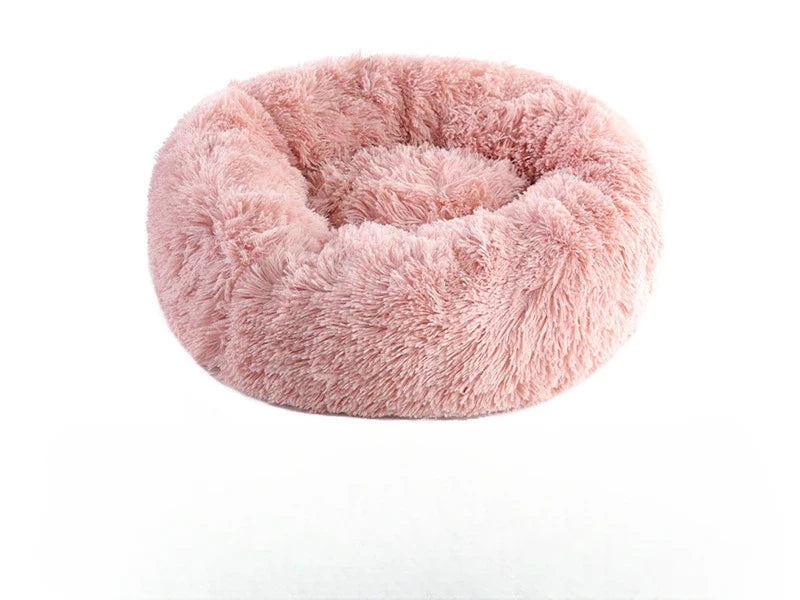 Round Plush Pet Nest Bed