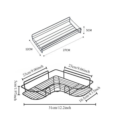 Wall-Mounted Grooming Supplies Shelf