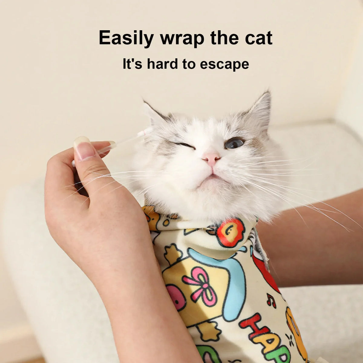 Cat Grooming Restraint Wrap