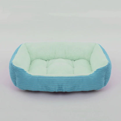 Square Plush Calming Pet Bed