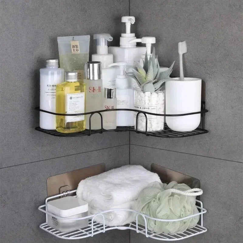 Wall-Mounted Grooming Supplies Shelf