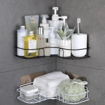 Wall-Mounted Grooming Supplies Shelf