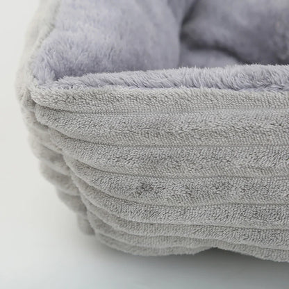 Square Plush Calming Pet Bed