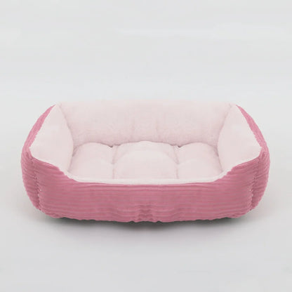 Square Plush Calming Pet Bed