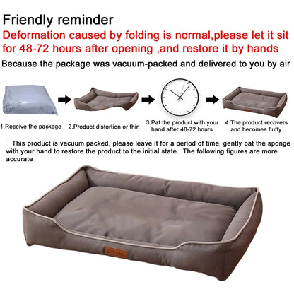 Four-Season Waterproof Pet Bed