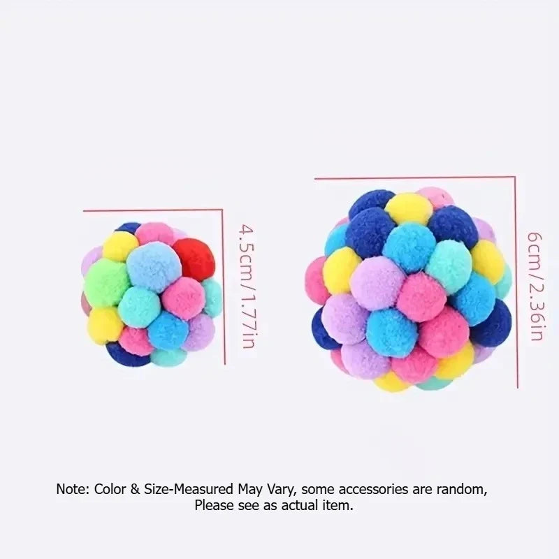 Cat Plush Bell Balls