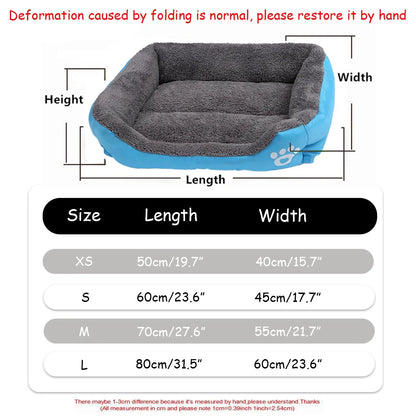 Waterproof Square Pet Bed