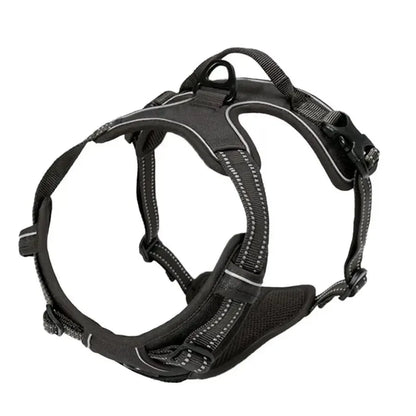 Leather Dog Harness, Collar & Leash Set