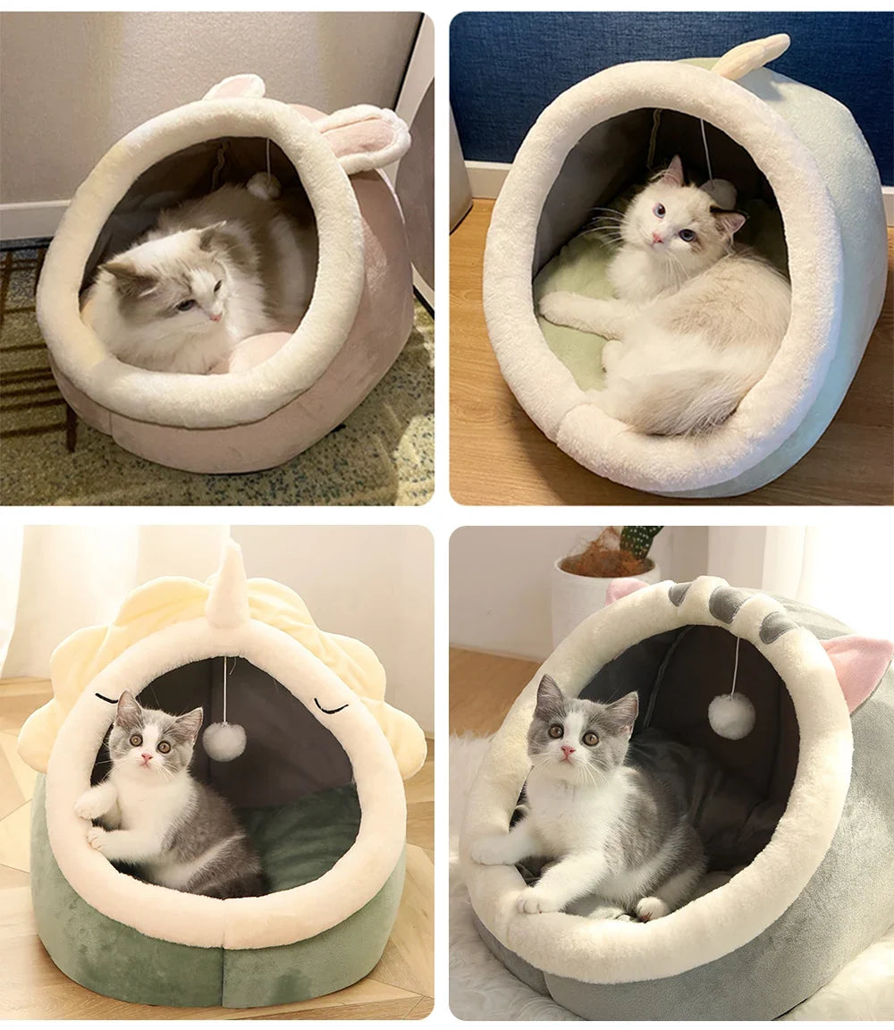 Foldable Cartoon Pet Bed