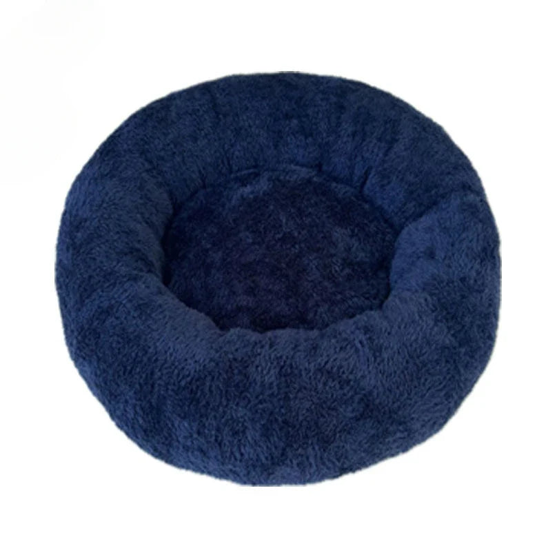 Round Plush Pet Nest Bed