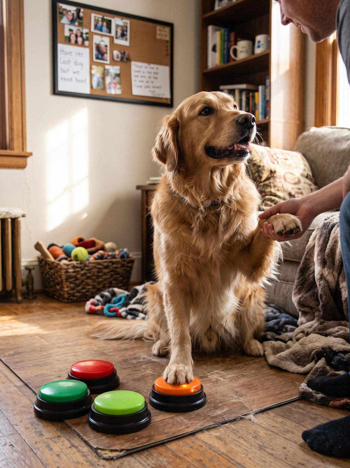 Talking Dog Voice Buttons Set lifestyle 2