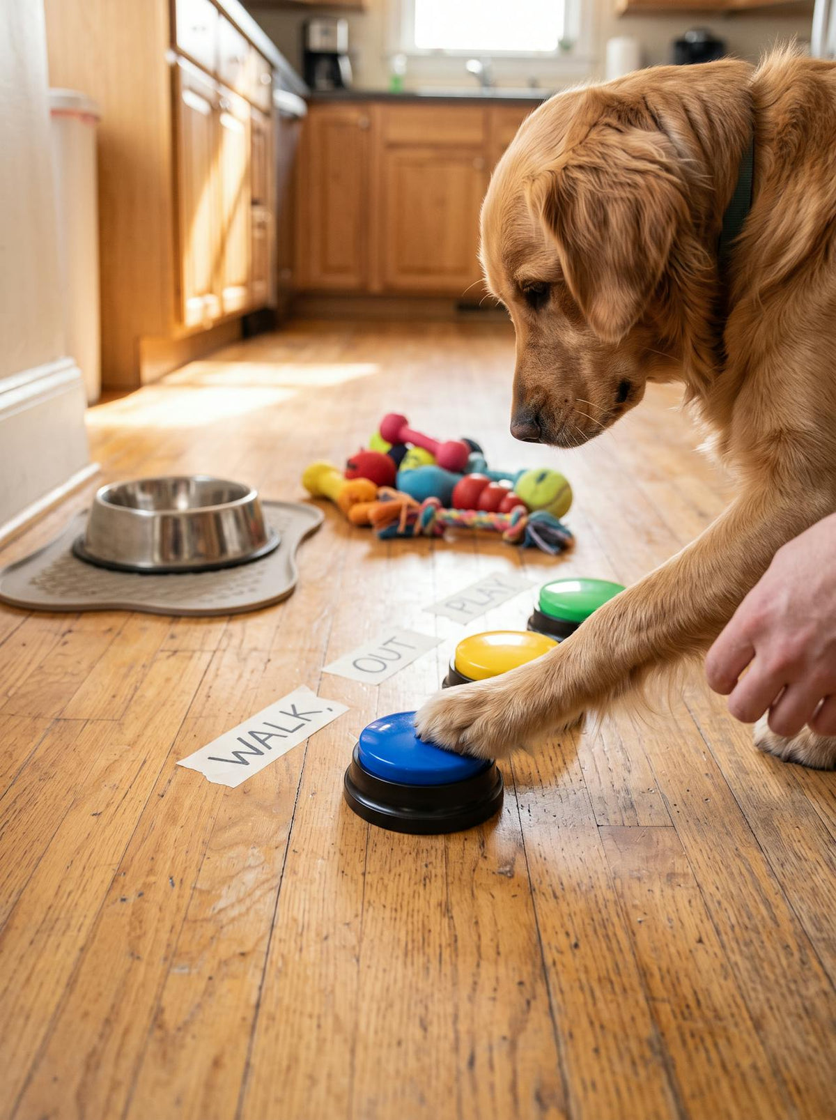 Talking Dog Voice Buttons Set lifestyle 3