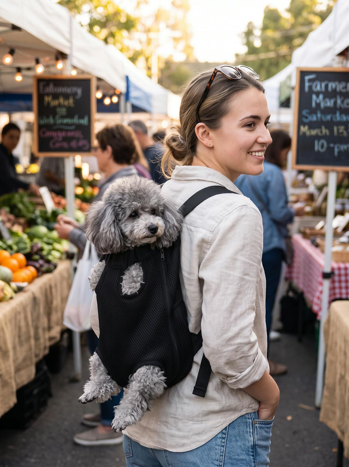 Front Pet Carrier Backpack lifestyle 2