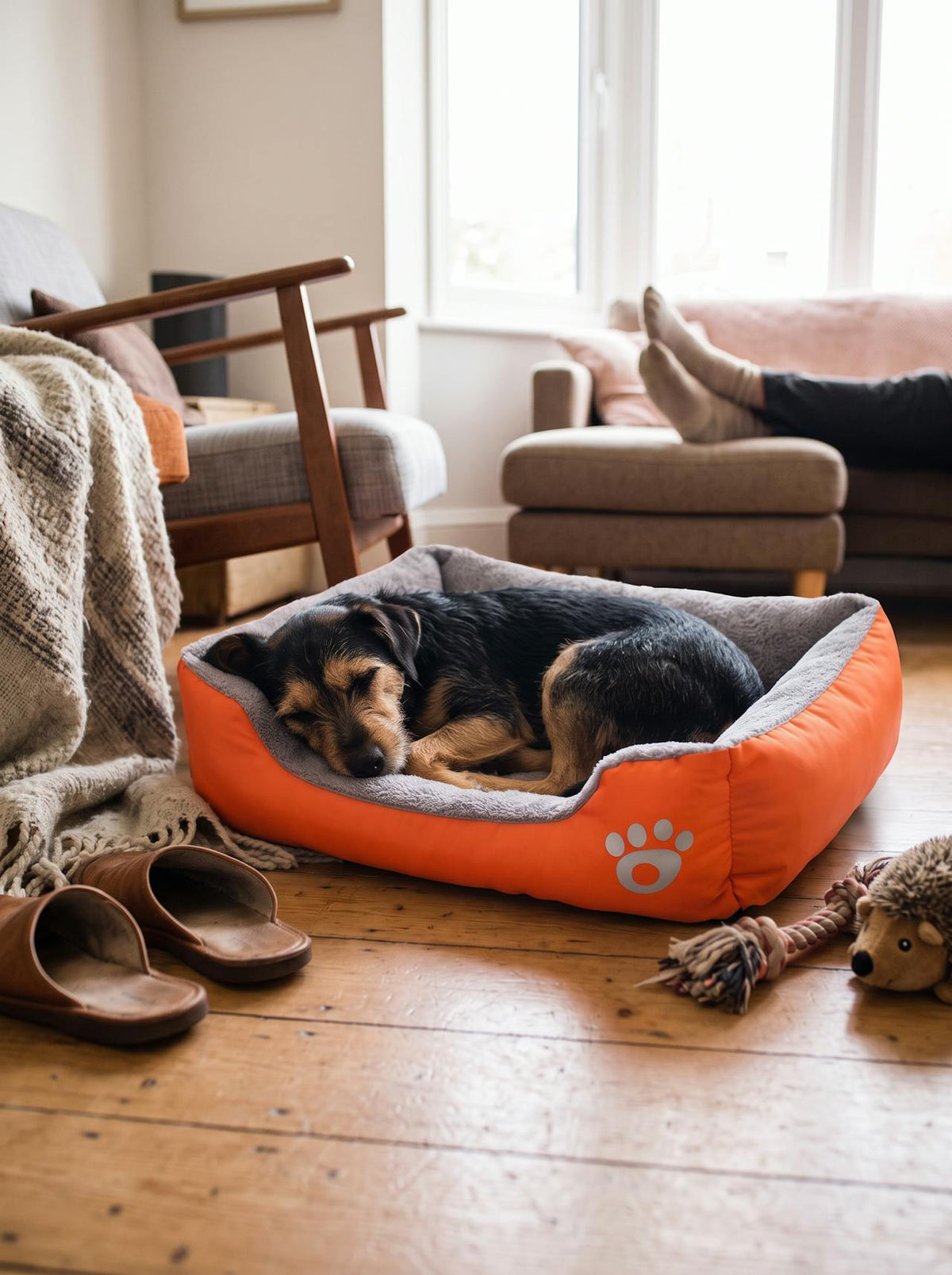 Waterproof Square Pet Bed lifestyle 3