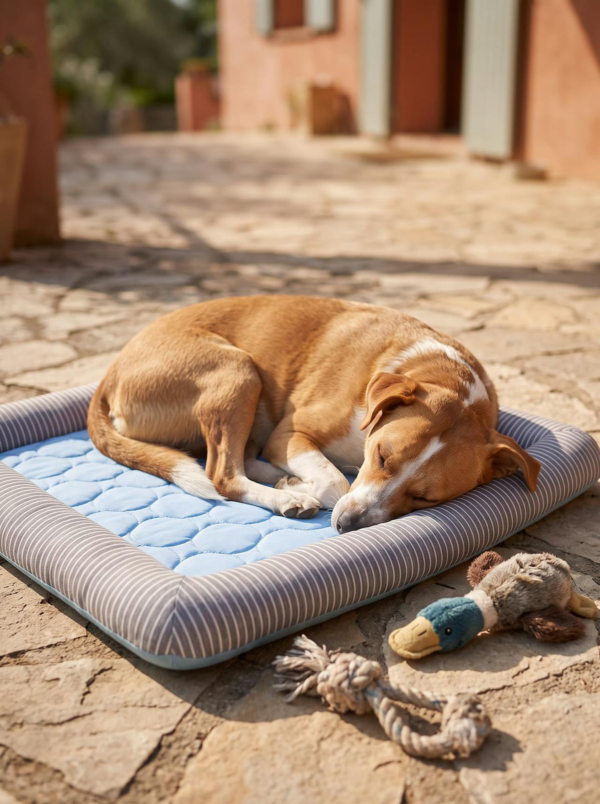 Cooling Ice Silk Pet Mat lifestyle 2