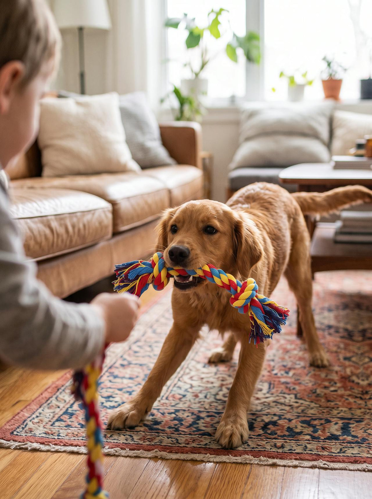 Cotton Rope Pet Chew Toy lifestyle 1
