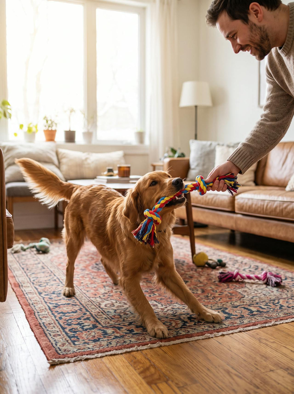 Cotton Rope Pet Chew Toy lifestyle 3