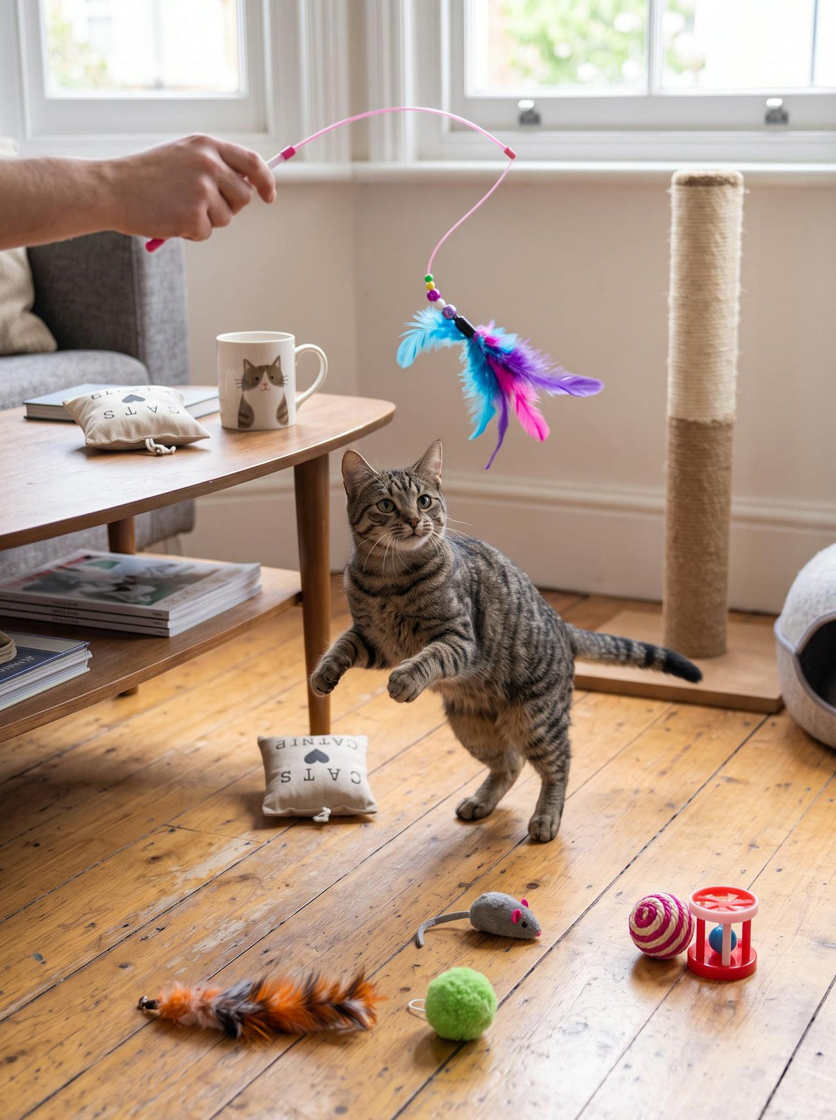 Cat Toy Variety Set lifestyle 2