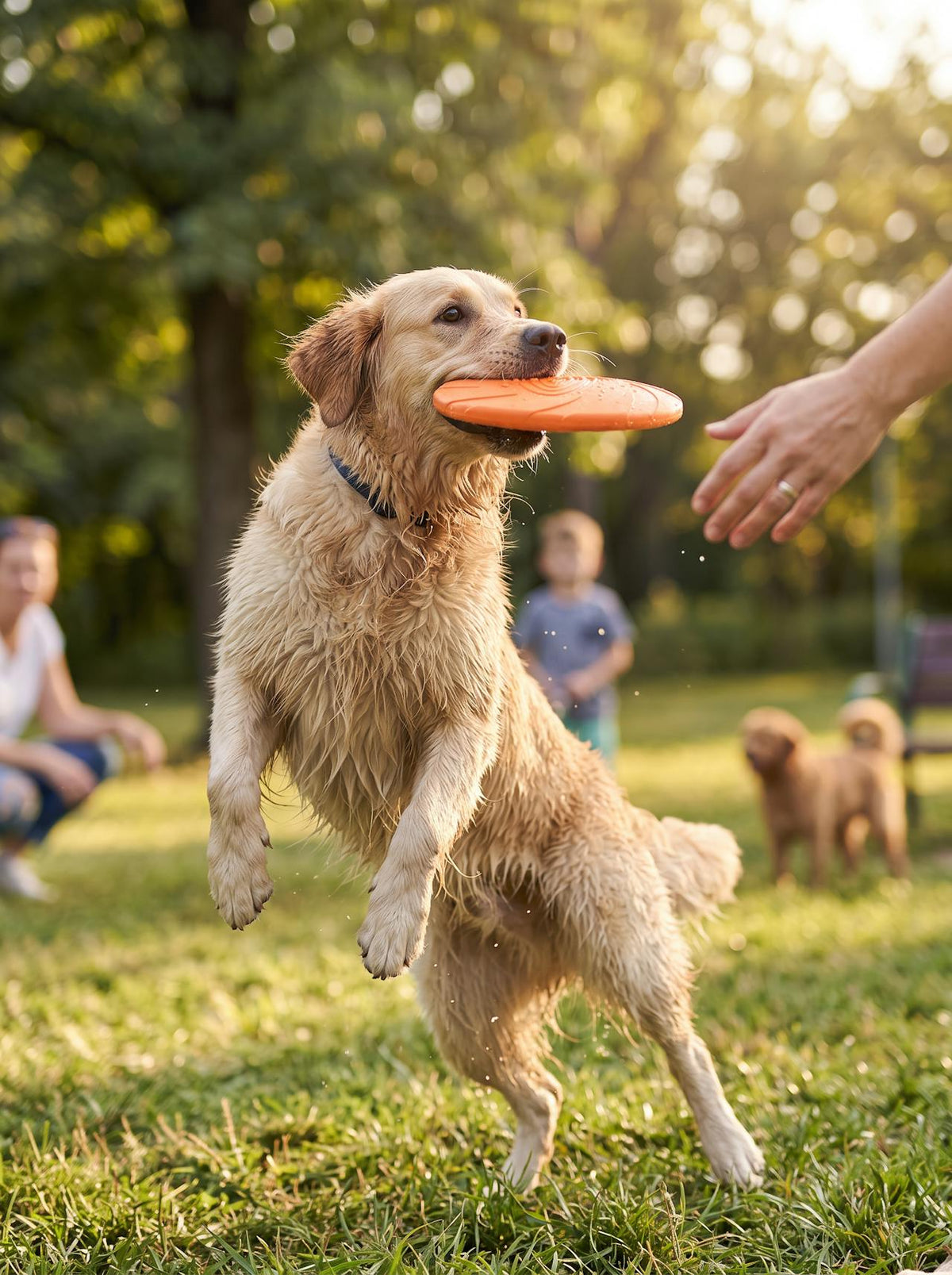Silicone Flying Disc for Dogs lifestyle 1
