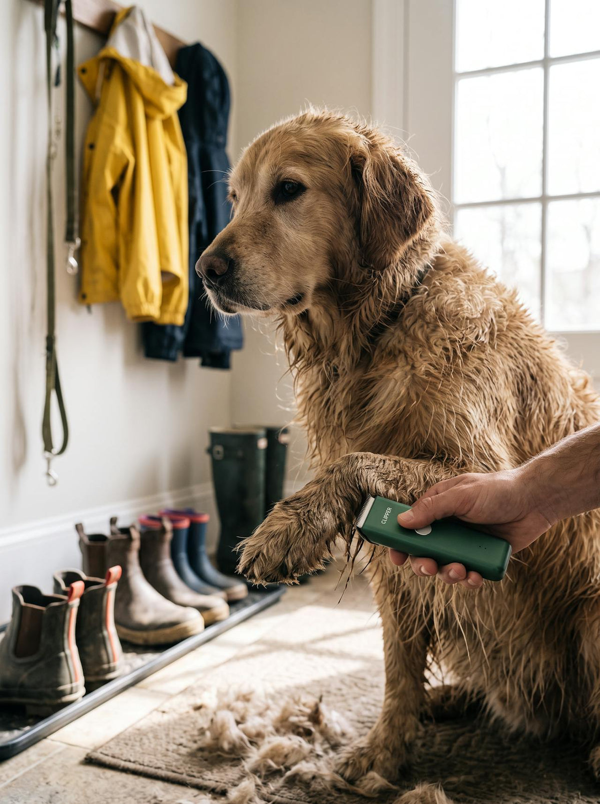 Electric Dog Hair Trimmer lifestyle 2