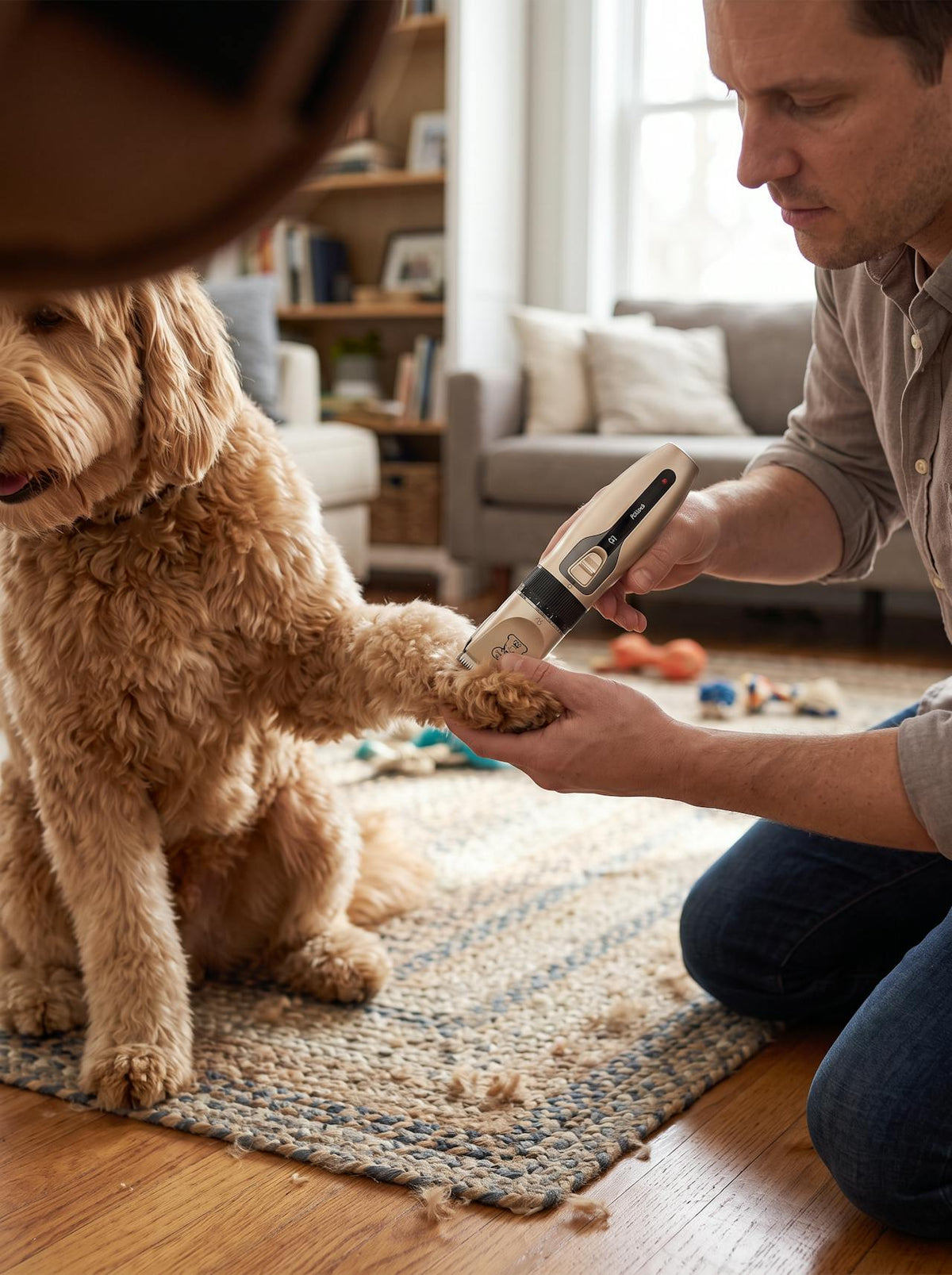 Electric Pet Grooming Clipper Kit lifestyle 2