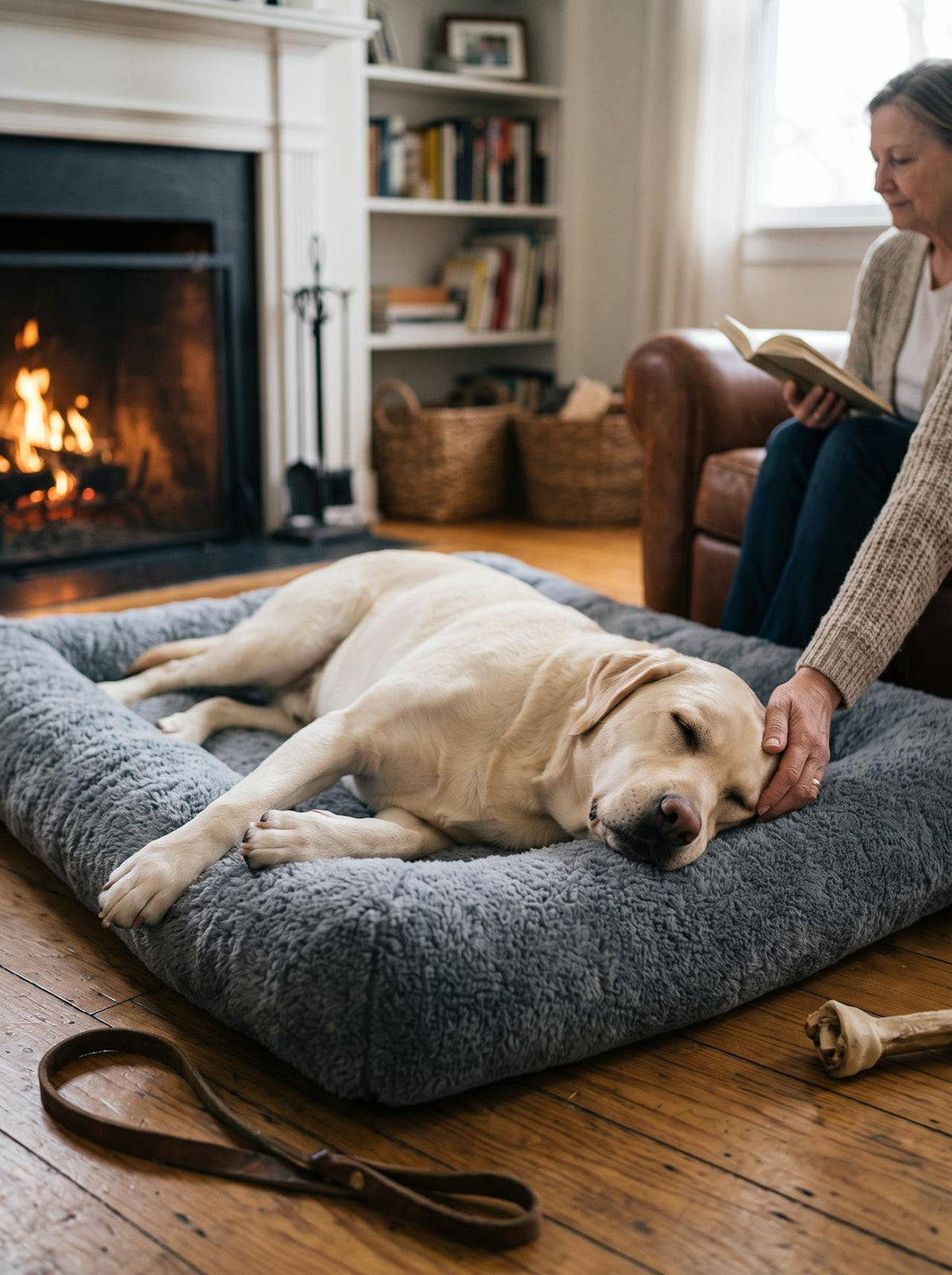Extra Large Plush Dog Bed