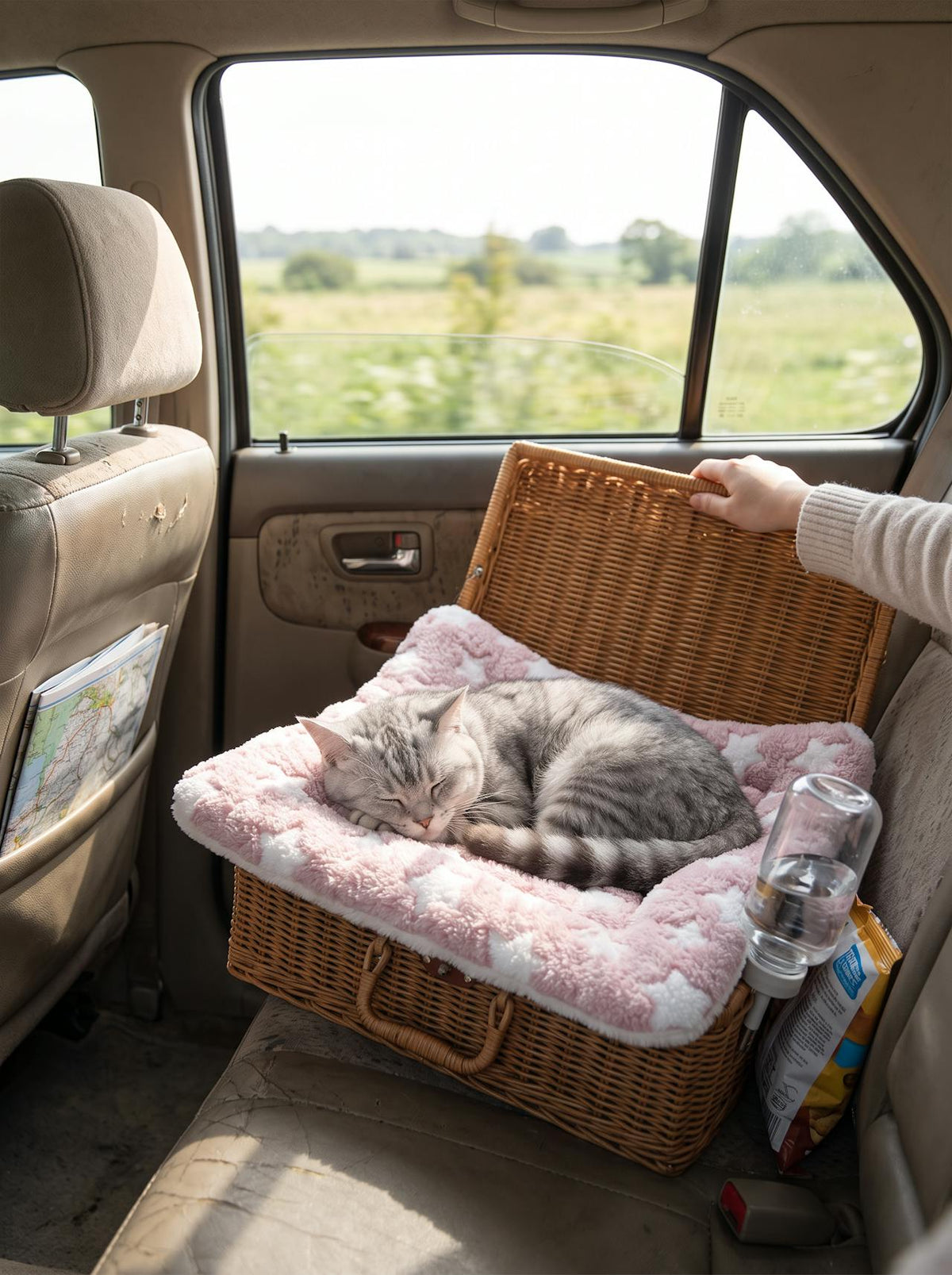 Flannel Pet Sleeping Mat lifestyle 2