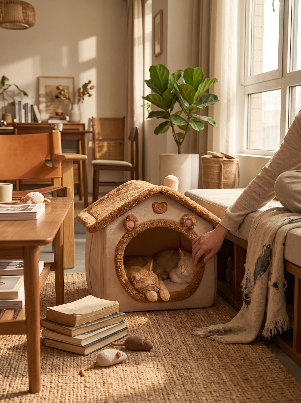 Foldable Washable Pet House lifestyle 2