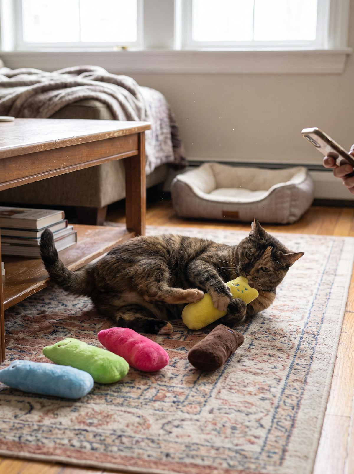Squeaky Catnip Plush Toy