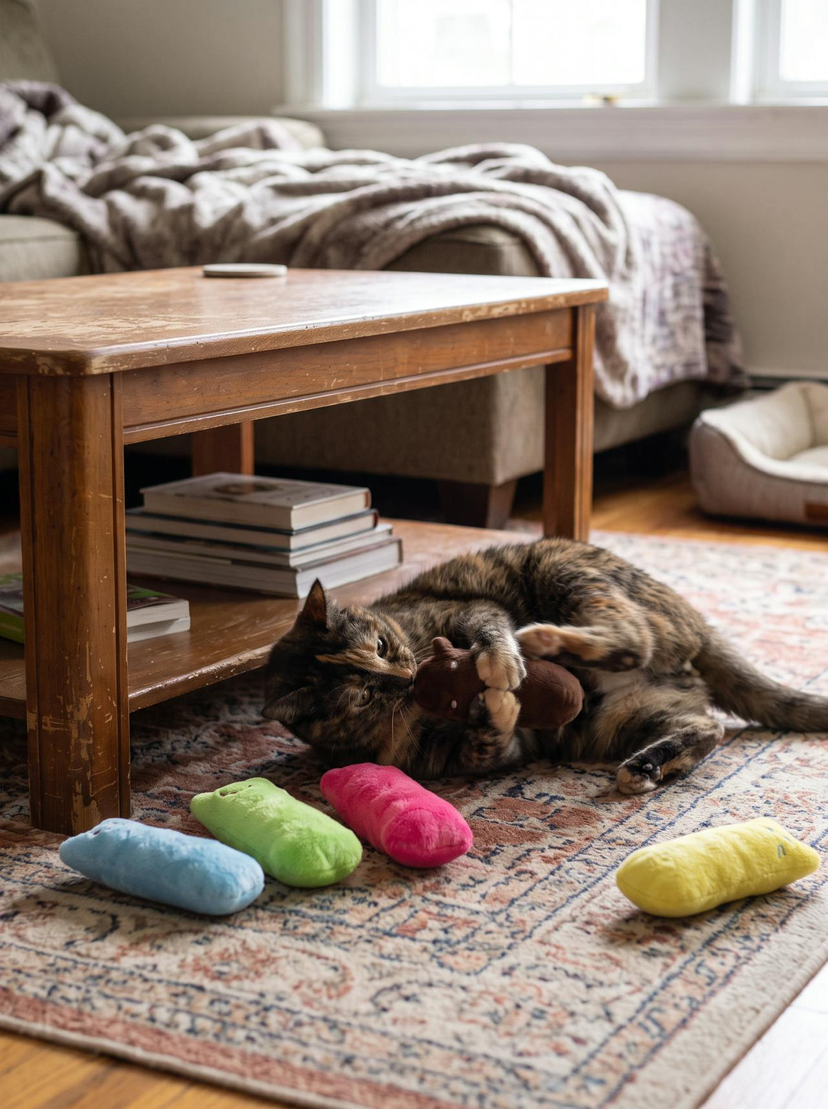 Squeaky Catnip Plush Toy lifestyle 2