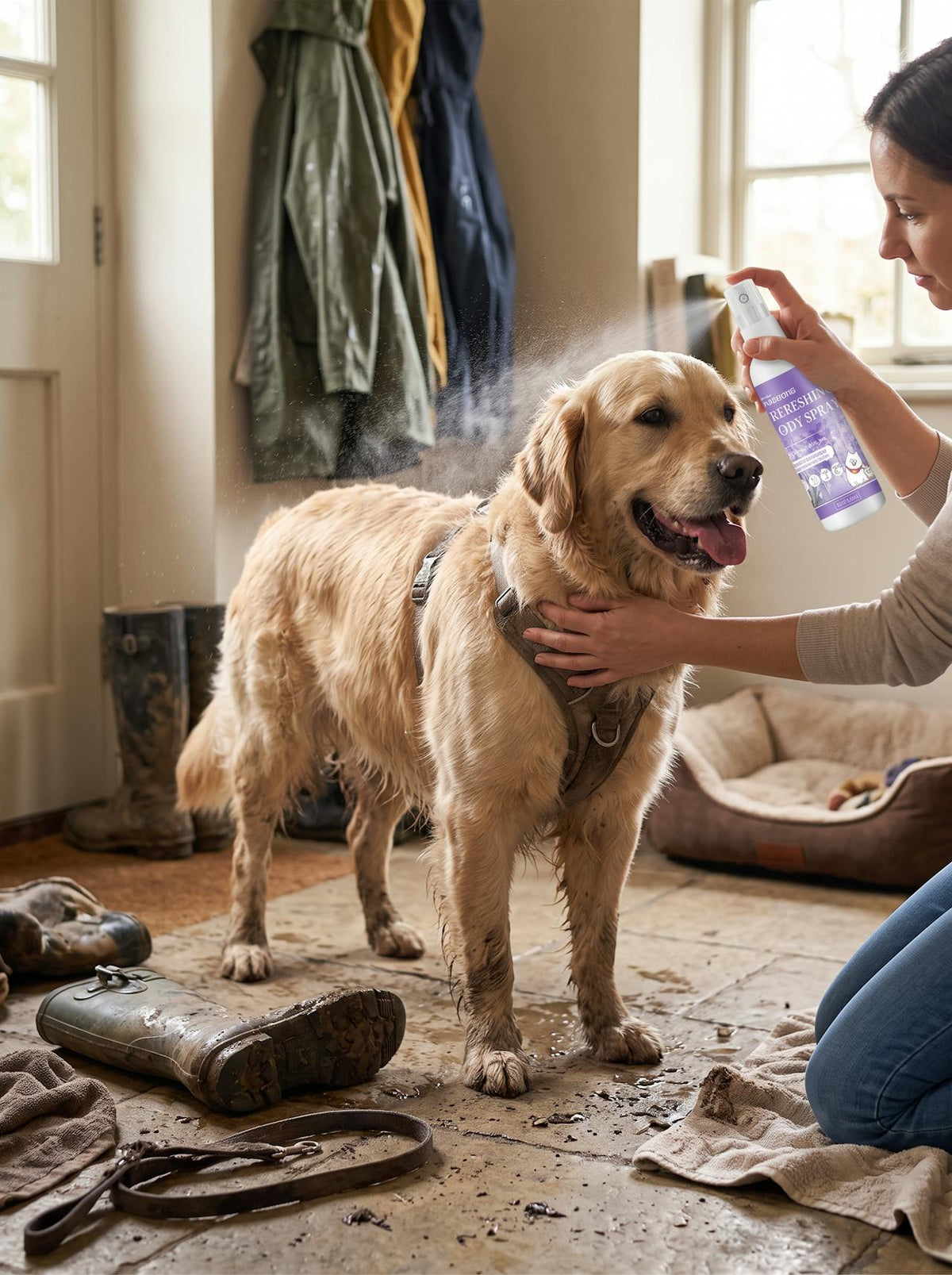 Lavender Pet Deodorizer Spray lifestyle 3