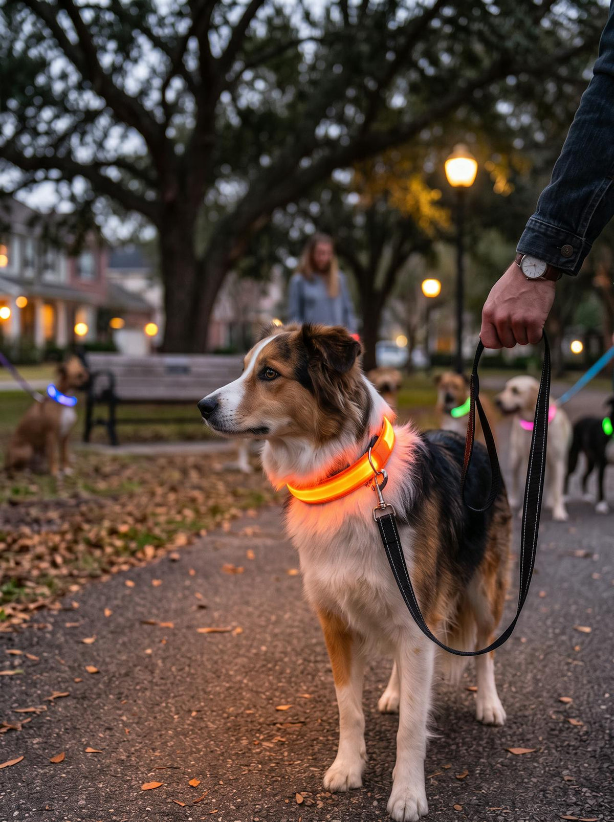 LED Dog Collar & Leash Set