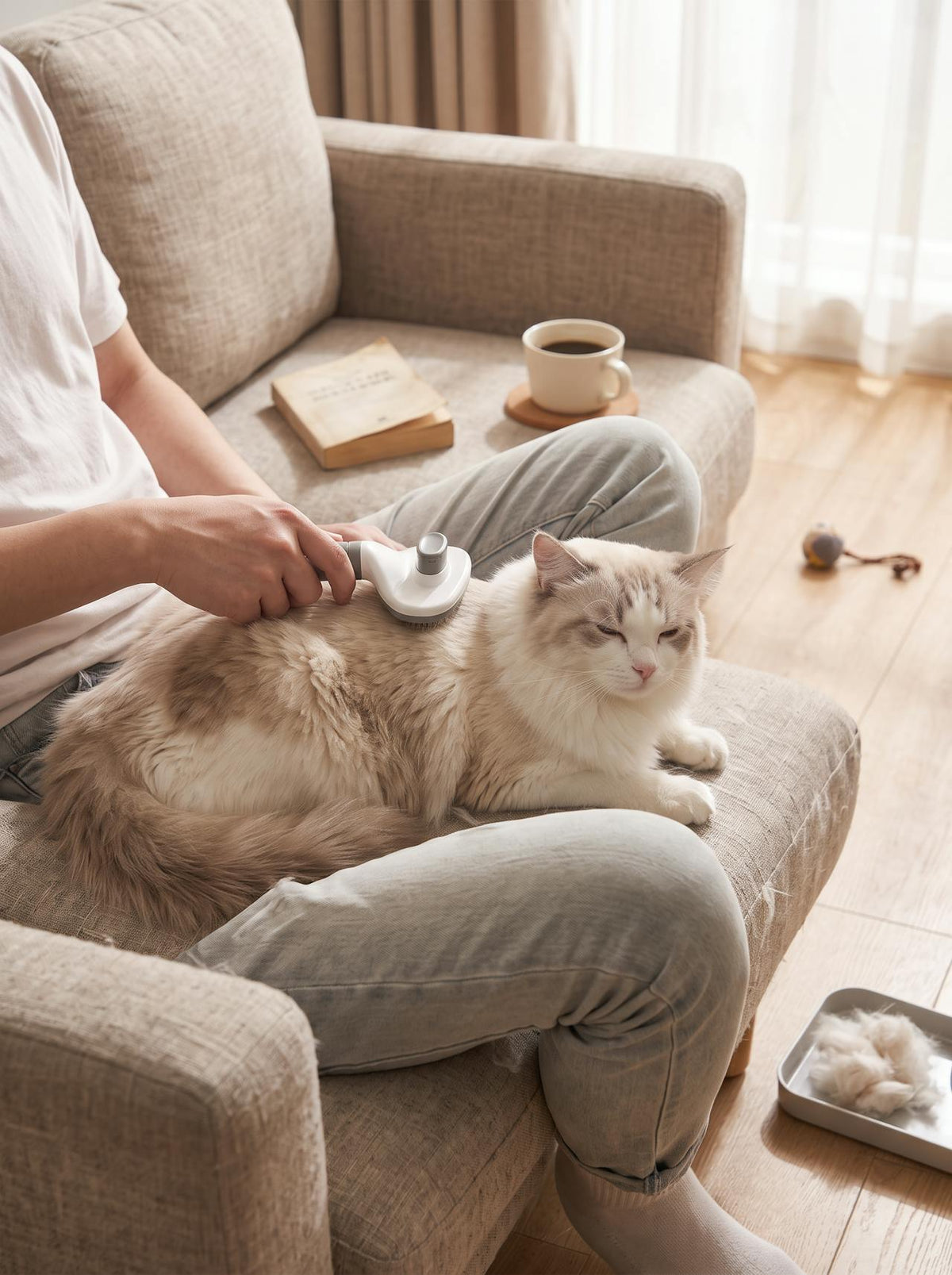 Long-Hair Pet Grooming Comb lifestyle 2