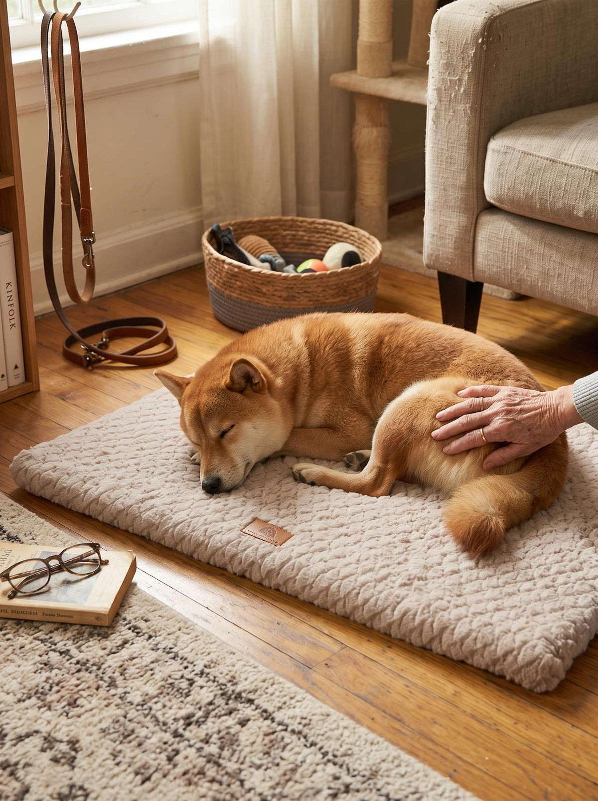 Orthopedic Foam Dog Bed lifestyle 2