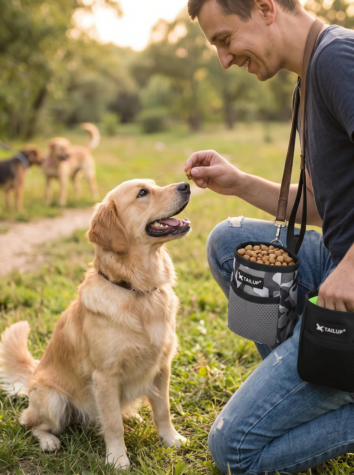 Dog Treat Training Pouch lifestyle 2