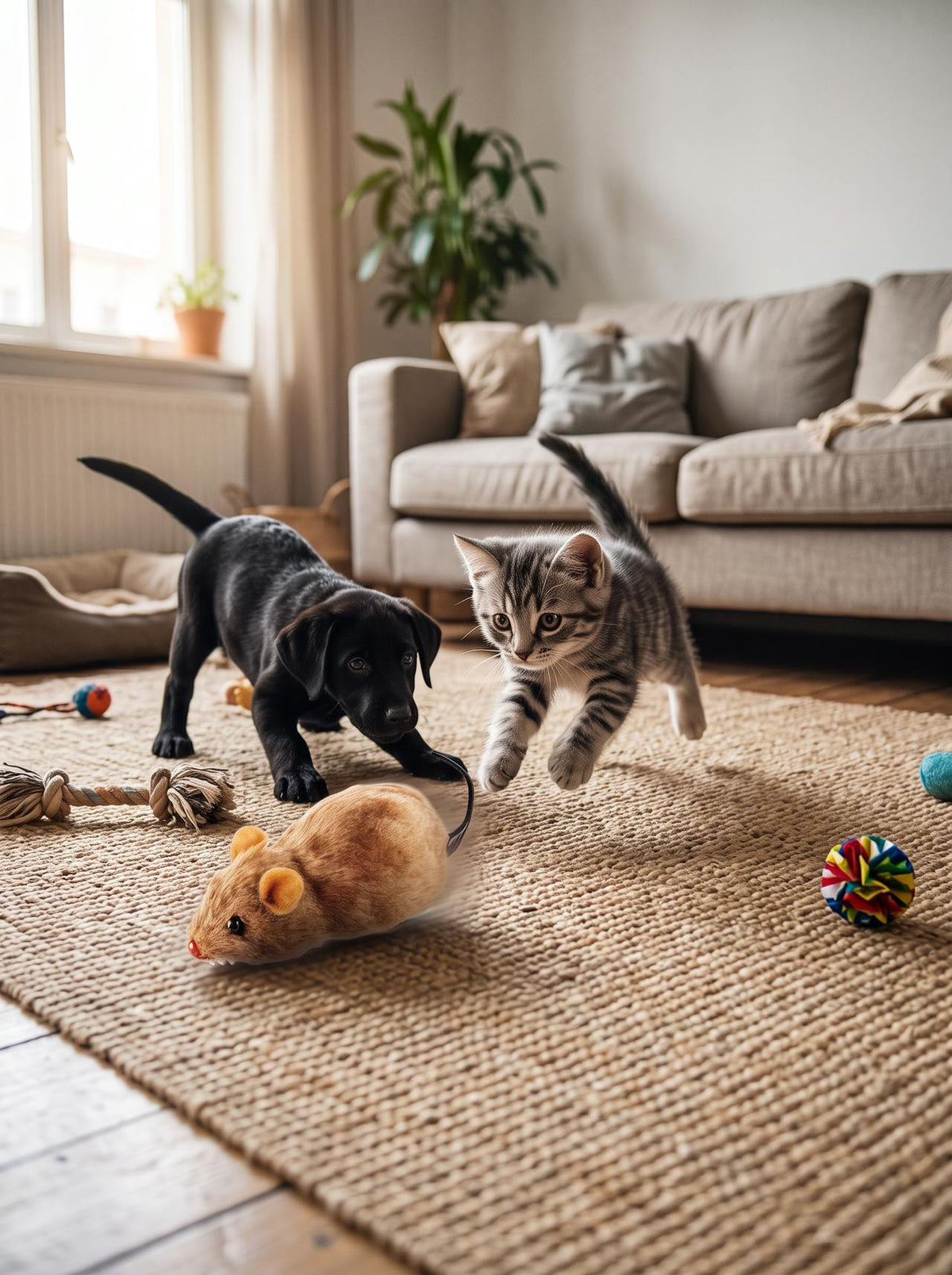 Plush Running Mouse Toy lifestyle 3
