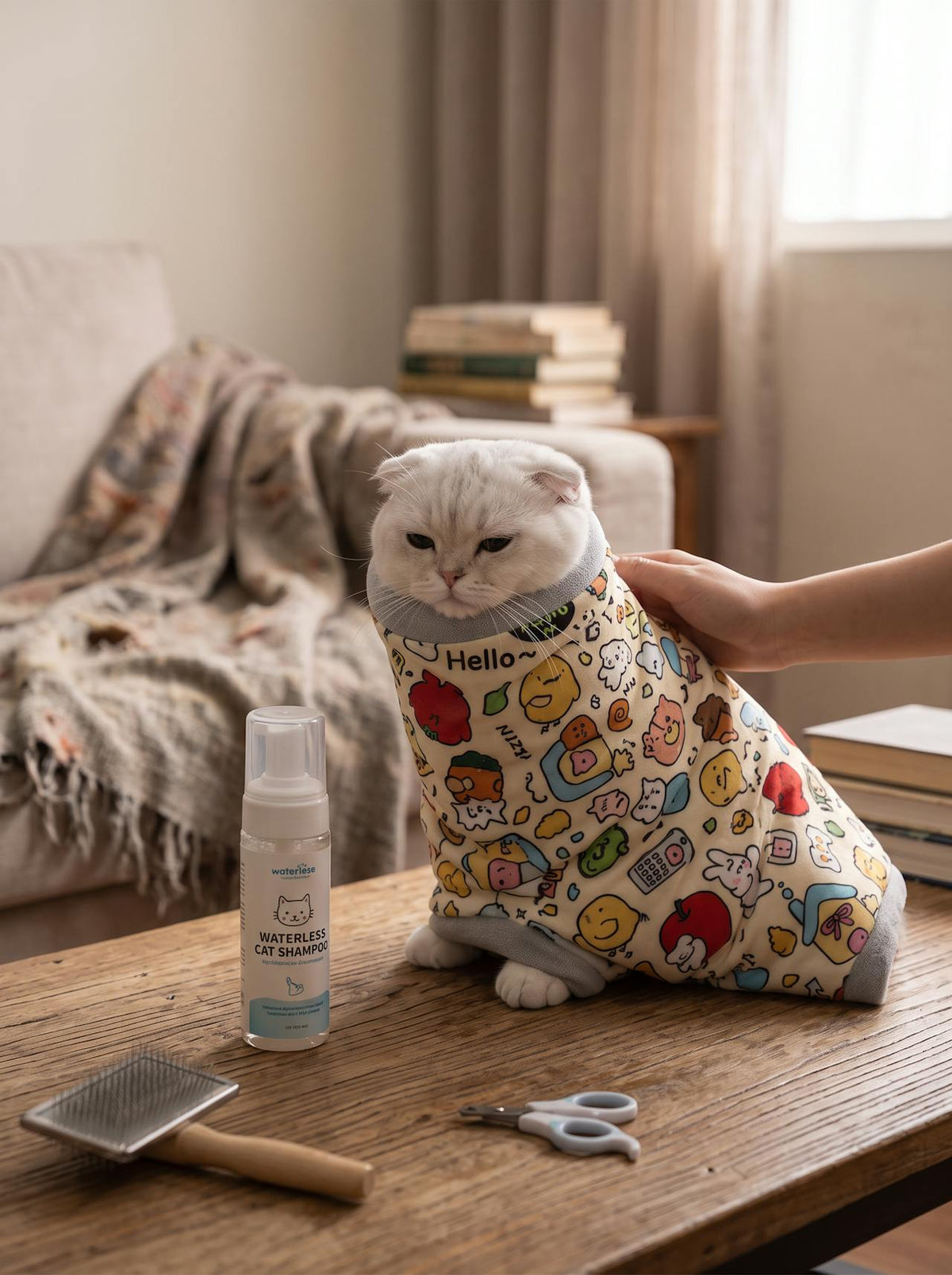 Cat Grooming Restraint Wrap lifestyle 3