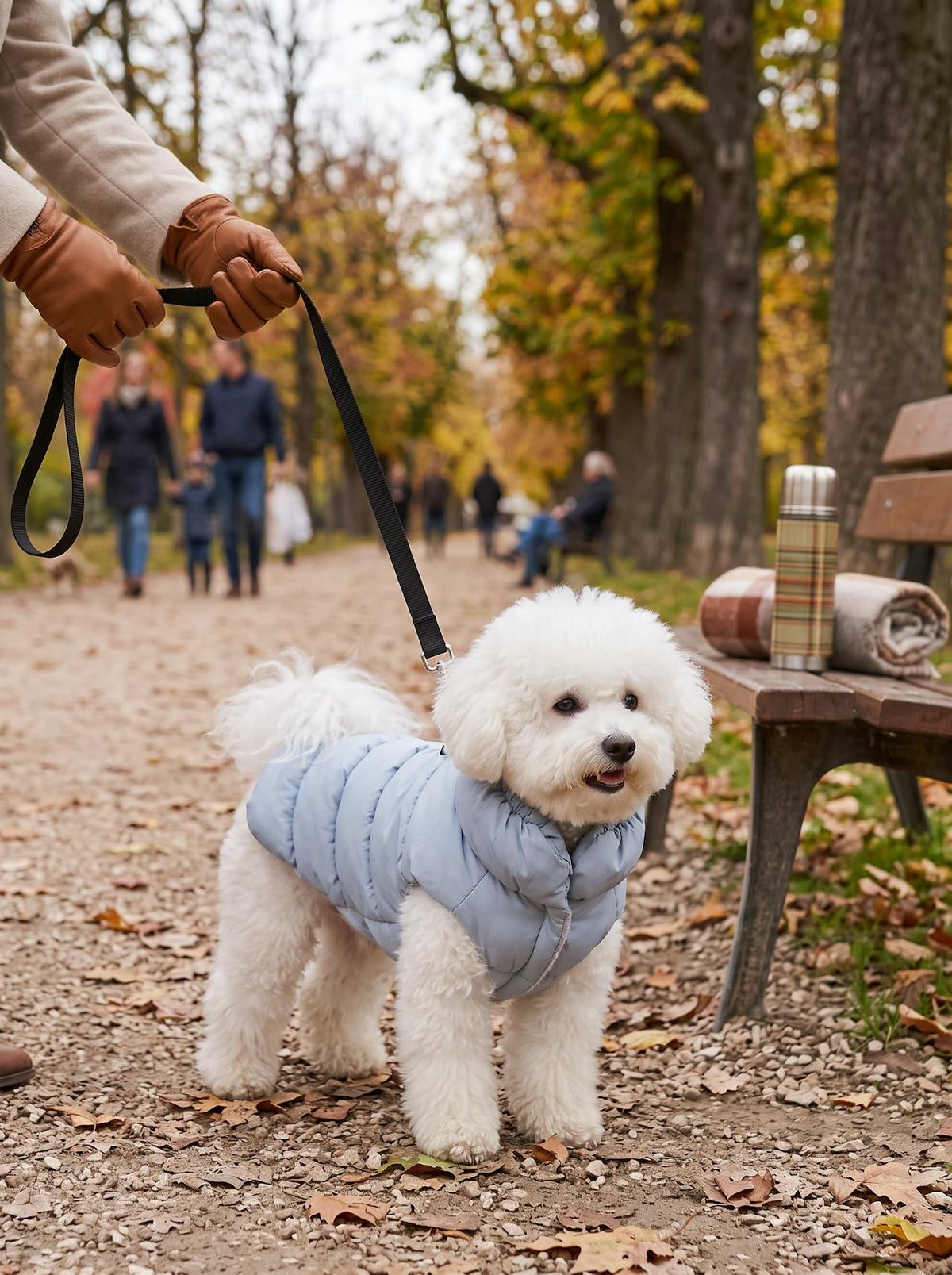 Padded Winter Pet Vest lifestyle 2