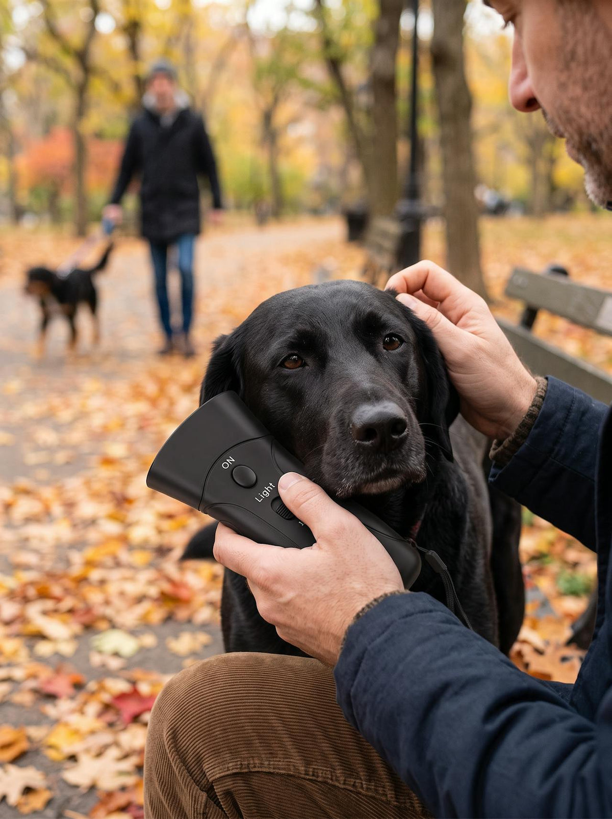 Ultrasonic Bark Control Trainer lifestyle 2