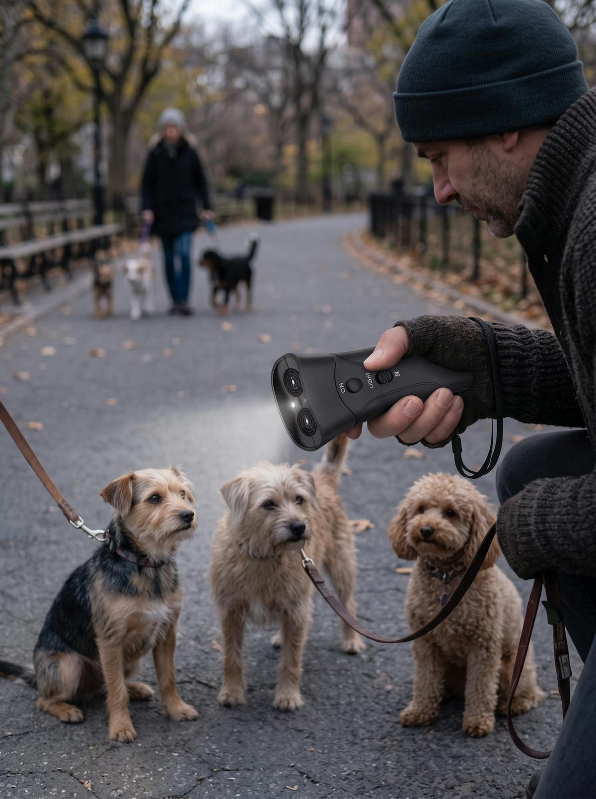 Ultrasonic Bark Control Trainer lifestyle 3