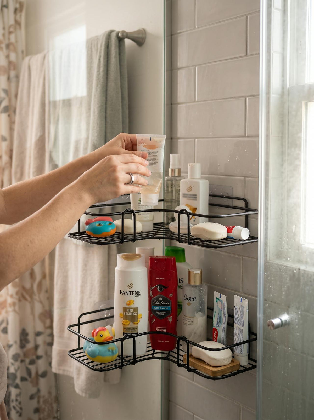 Wall-Mounted Grooming Supplies Shelf lifestyle 3