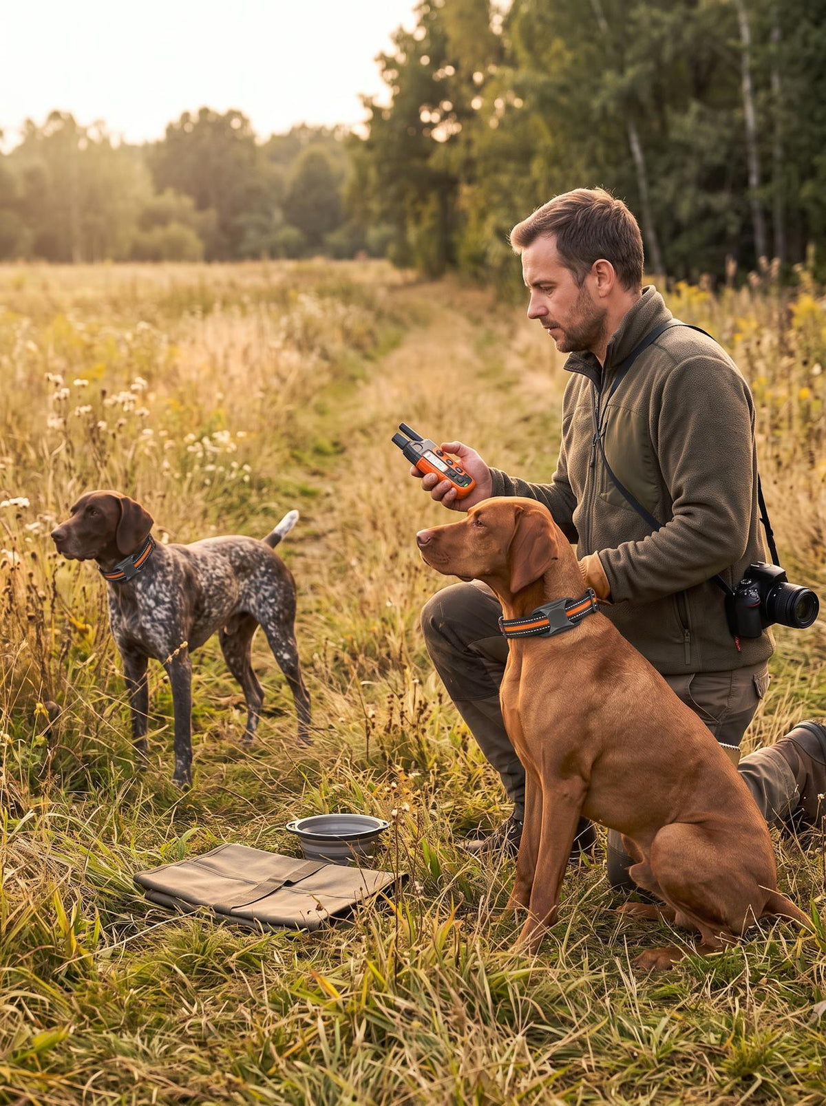 Long-Range Remote Dog Training Collar lifestyle 1