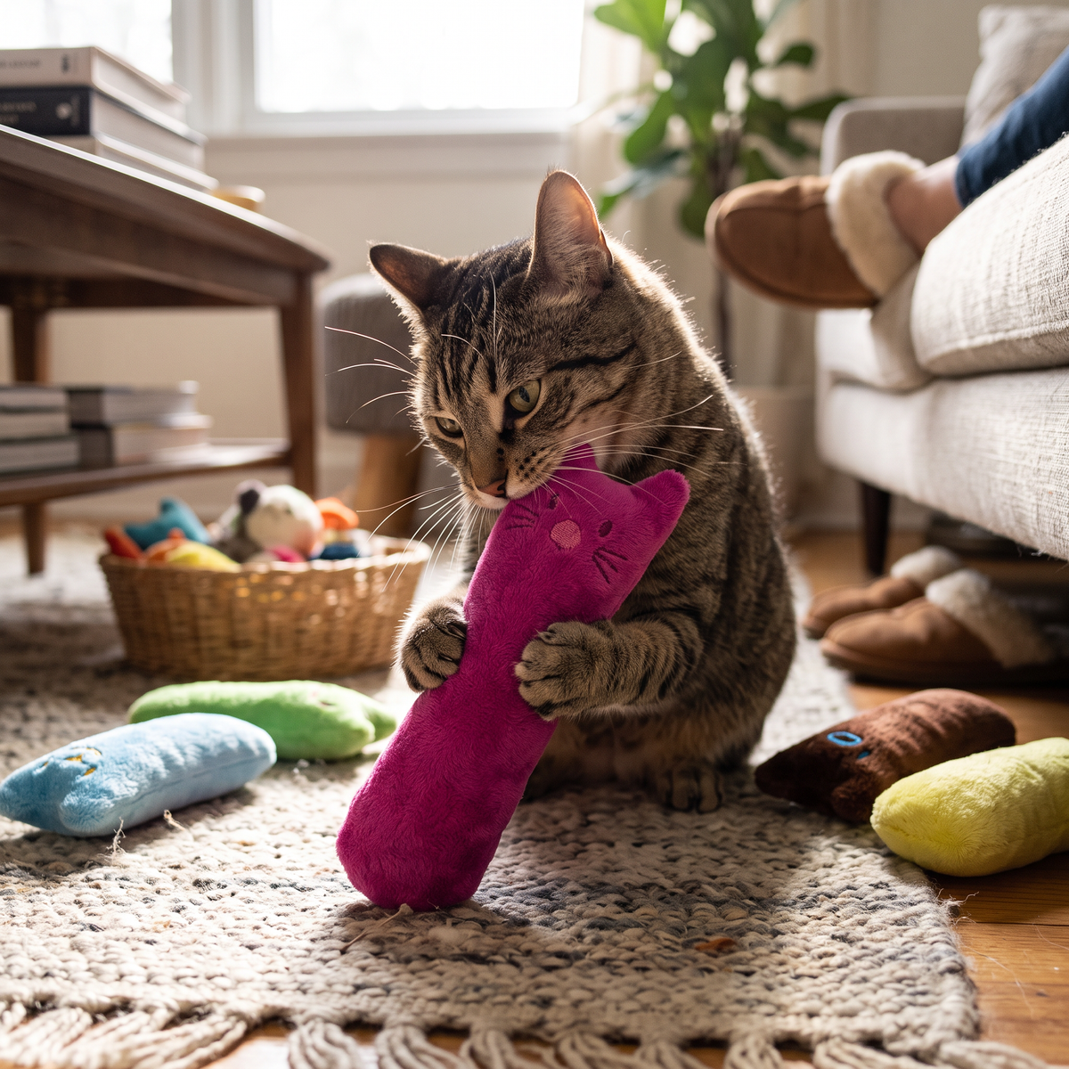 Catnip Plush Chew Toy | lifestyle