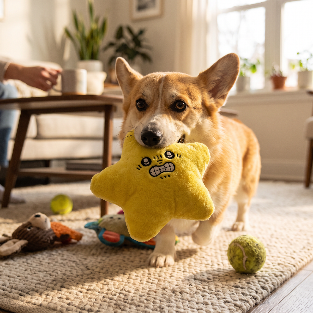 Plush Star Pet Toy | lifestyle
