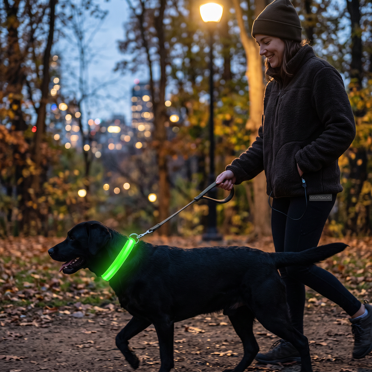 LED Dog Collar – USB Rechargeable Glow Collar with 3 Light Modes for Night Safety | lifestyle